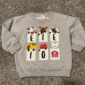E I E I O sweatshirt